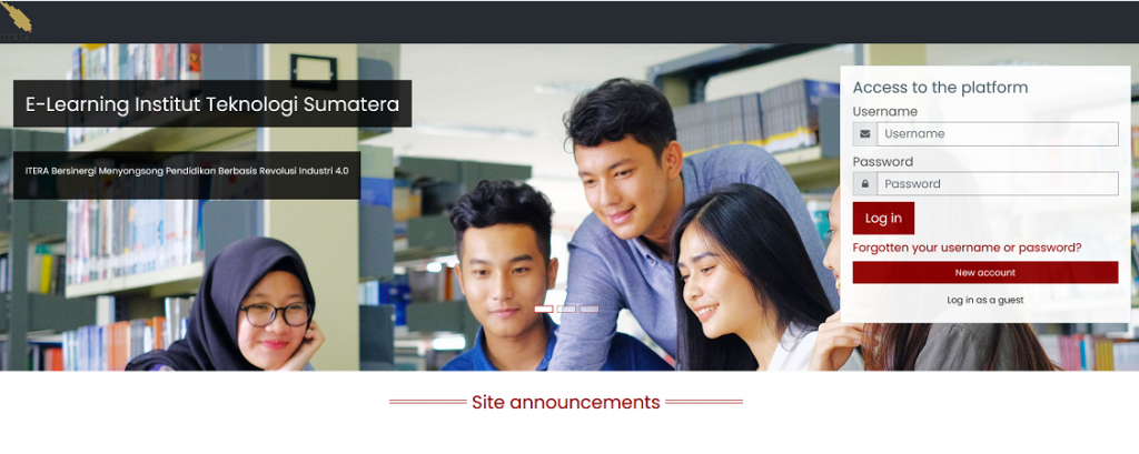 Tata Cara Pembuatan Akun Elearning ITERA – Unit Penunjang Akademik ...